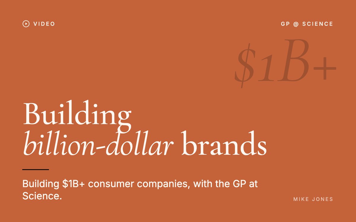 Building $1B+ Companies