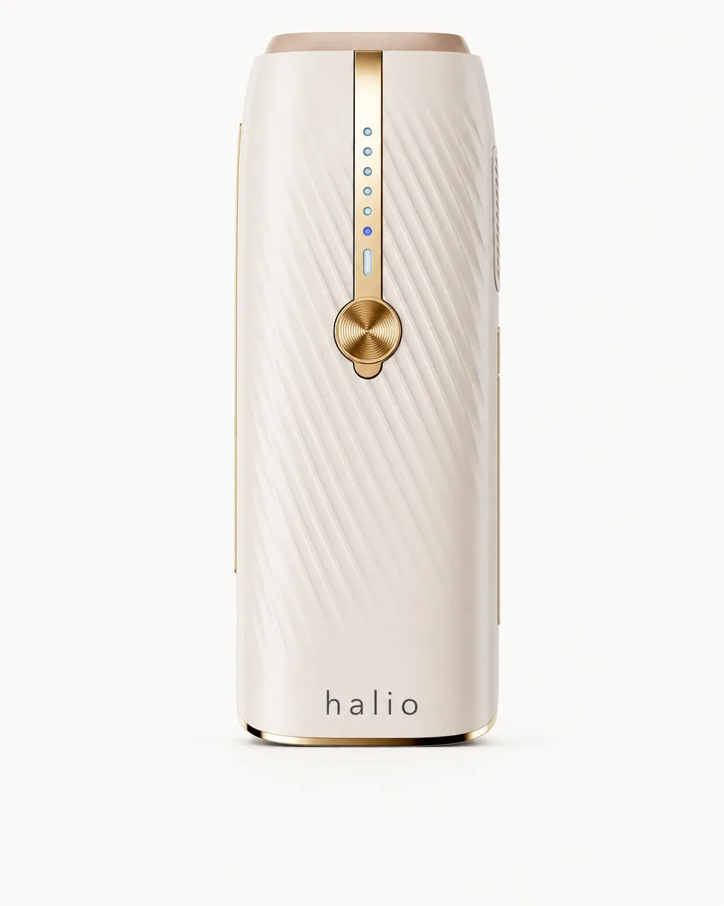 Halio InfinityGlow Advanced IPL Sapphire Cooling Hair Removal Device, white field centered packshot no copy