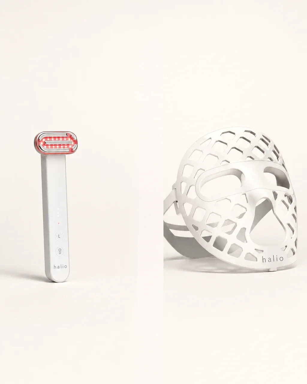 Halio Lift & Light Duo, question headline two panel comparison ghost vs
