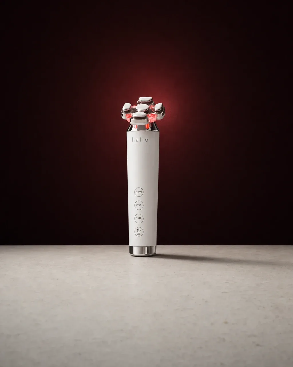Halio RevitaWave Skin Rejuvenator, dark wall pale floor top wordmark two line headl
